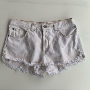 Farm Rio Shorts Women's 40 / M Distressed Cut Offs Mini Beach Surfer Girl Denim
